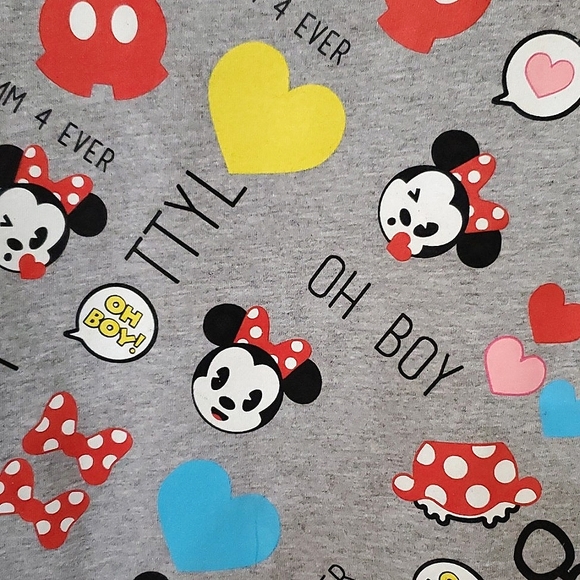NWT New Disney Store Mickey & Minnie Mouse Tee Size XXS (2-3) - Picture 4 of 6